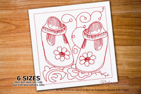 Baby Shoes Embroidery Design Review