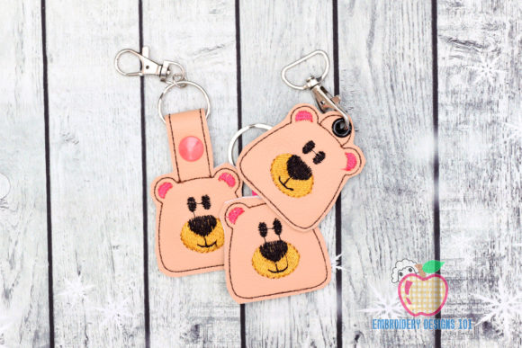 Cartoon Bear Face Keyfob Keychain ITH Review