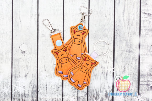 Cartoon Horse ITH Key Fob Pattern Review