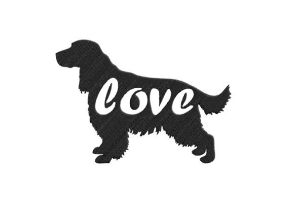 Cocker Spaniel Silhouette Embroidery Design Review