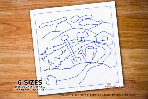 Farming Scene Embroidery Design Review