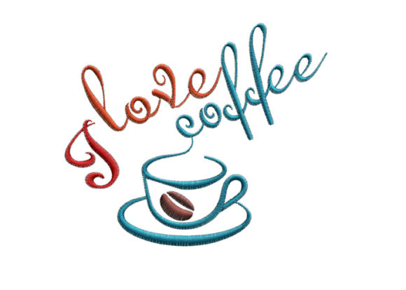 I Love Coffee Embroidery Design Review