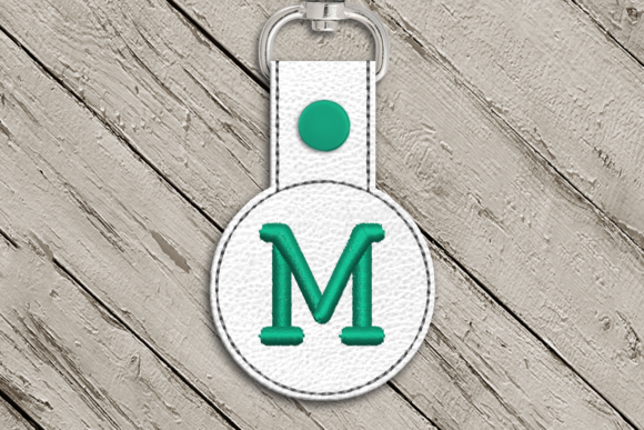 Letter M ITH Round Key Fob Applique Review