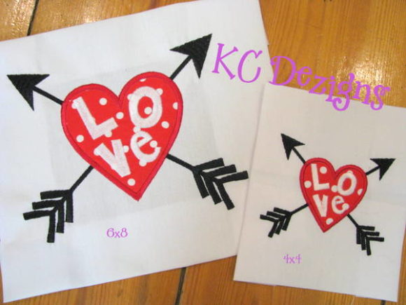 Love Heart with Arrow Applique Review