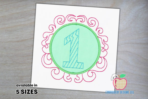 Monogram of One for Birthday Embroidery Review