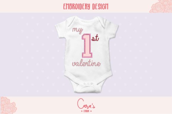 My First Valentine Applique Review