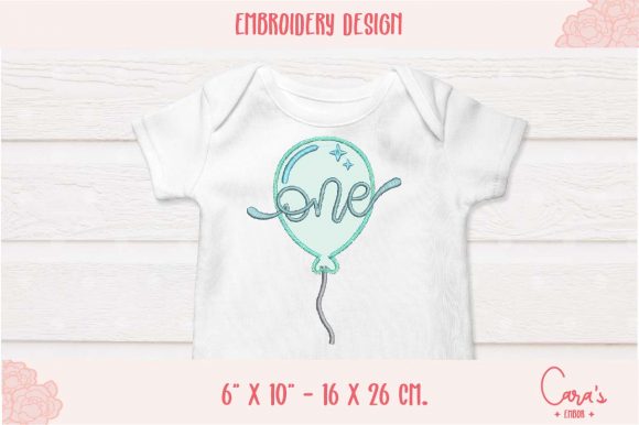 One Year Balloon Applique Review