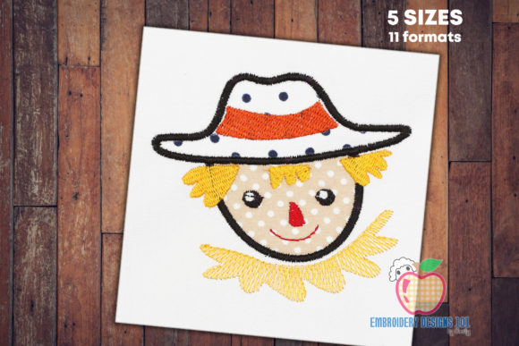 Scarecrow in Farm Applique Design Review