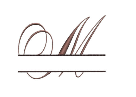 Split Monogram Font Letter M Review