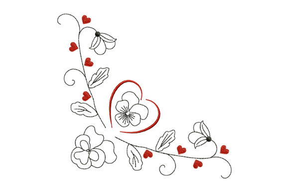 Valentine's Pansy Embroidery Review